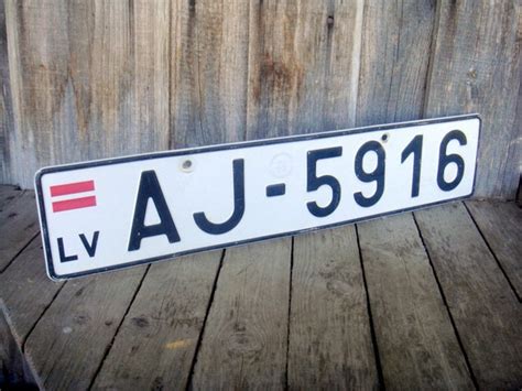 latvian car registration plates